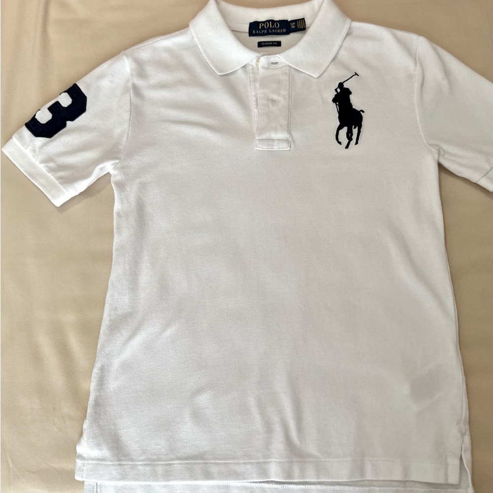 Ralph Lauren Big Boys Big Pony Cotton Mesh Short Sleeve Polo